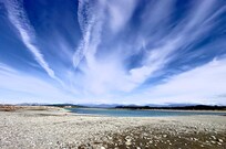 Evening sky from the beach (a 200 meter walk)