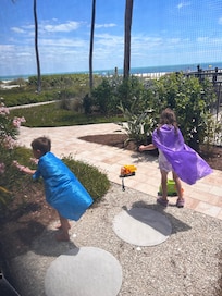 The views right outside the patio/lanai area!