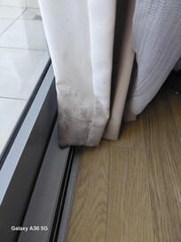 Mouldy curtains