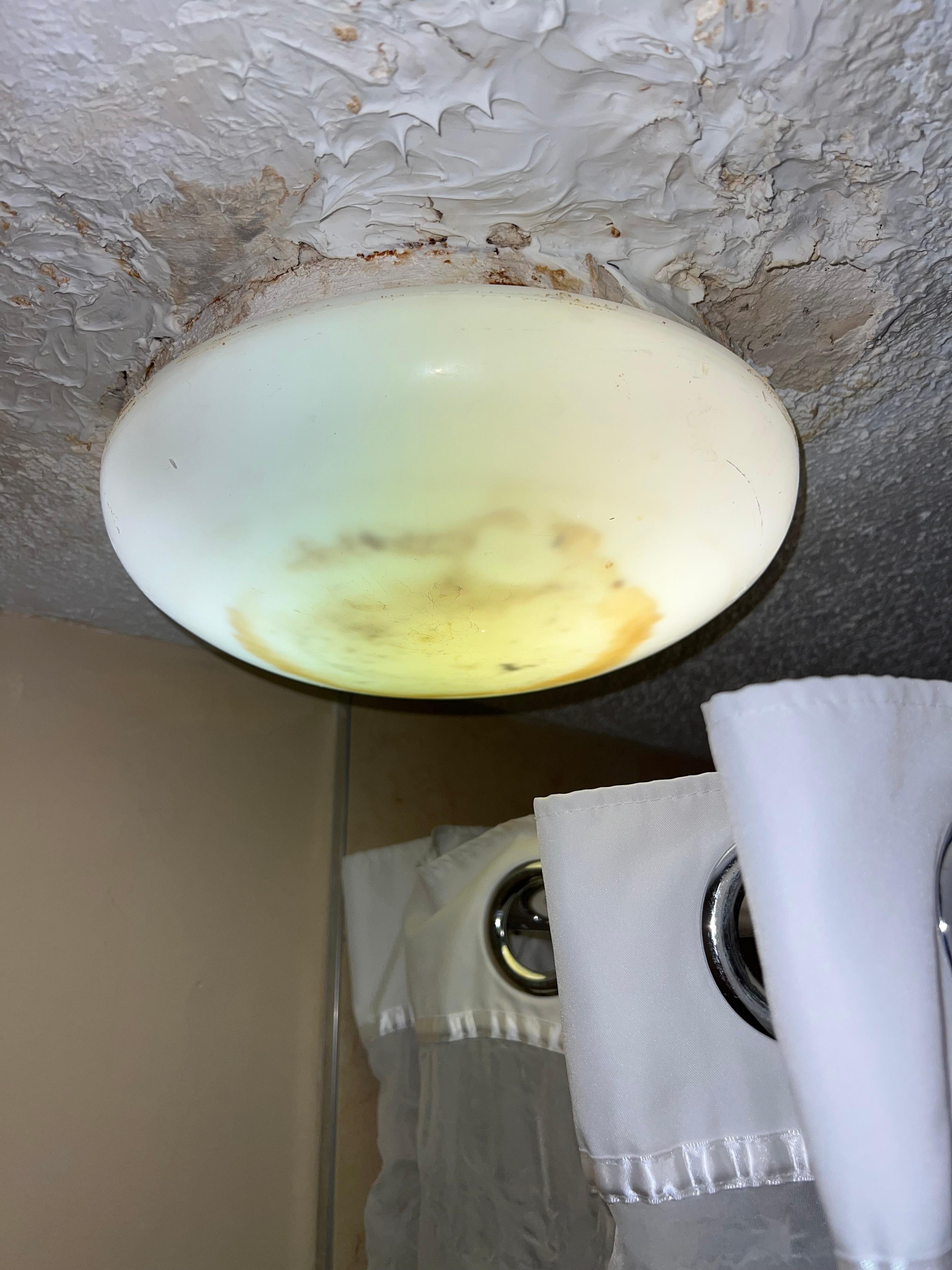 Dirty light fixture