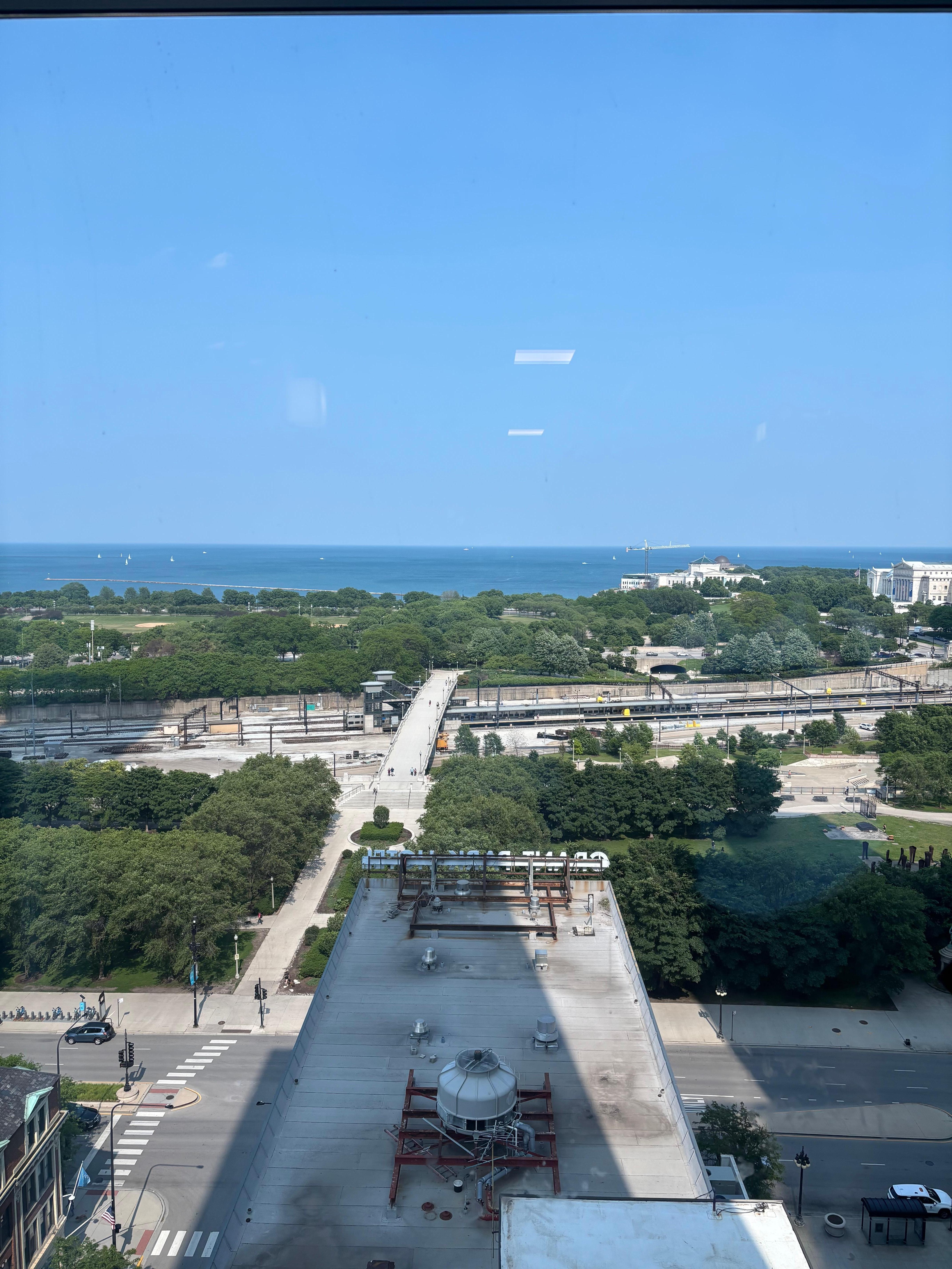 View from the hotel
