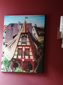 Schönes Wandbild in unserem Zimmer.