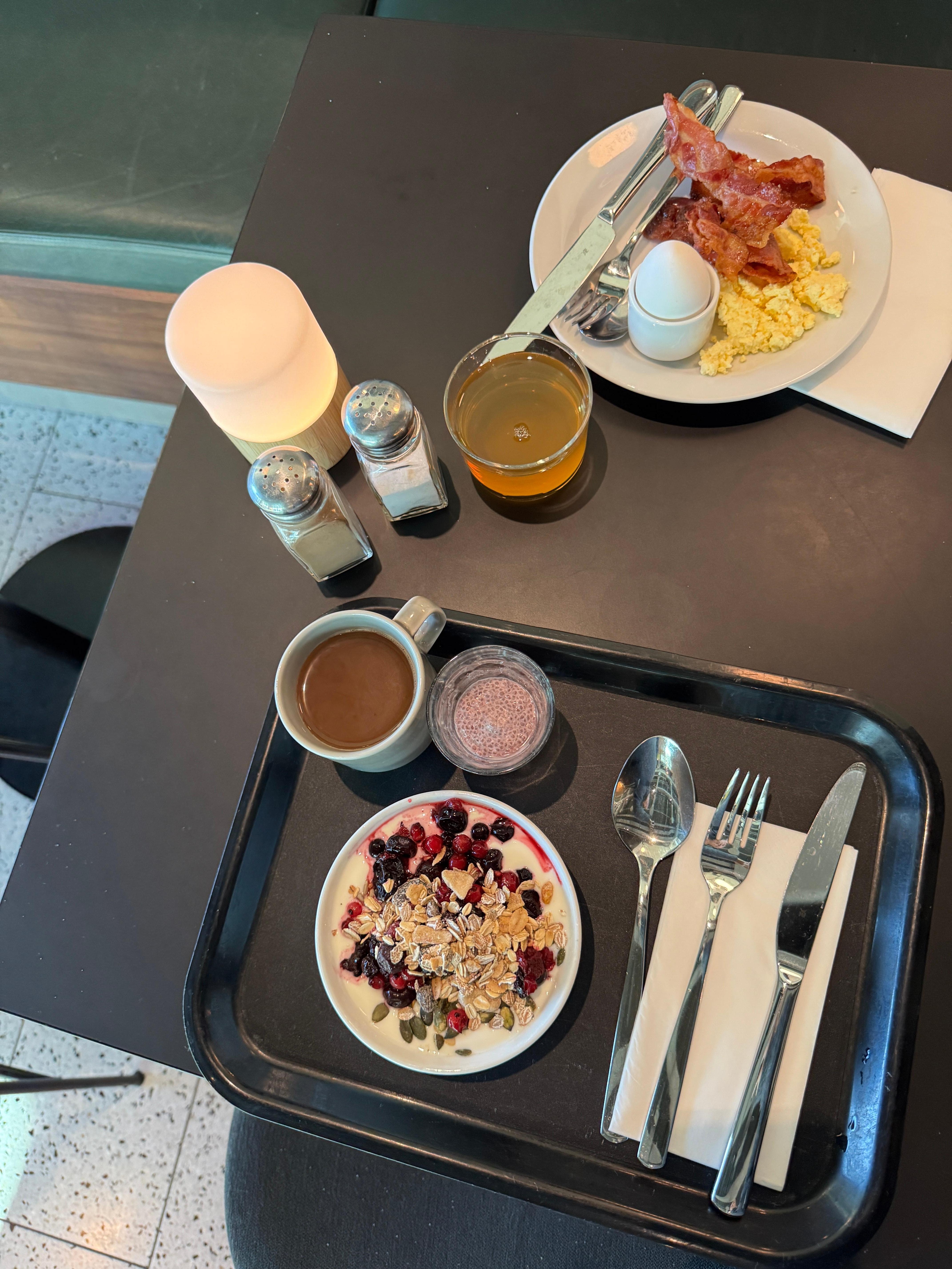 Breakfast buffet offers something for everyone. 