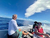 Fishing on the way back!