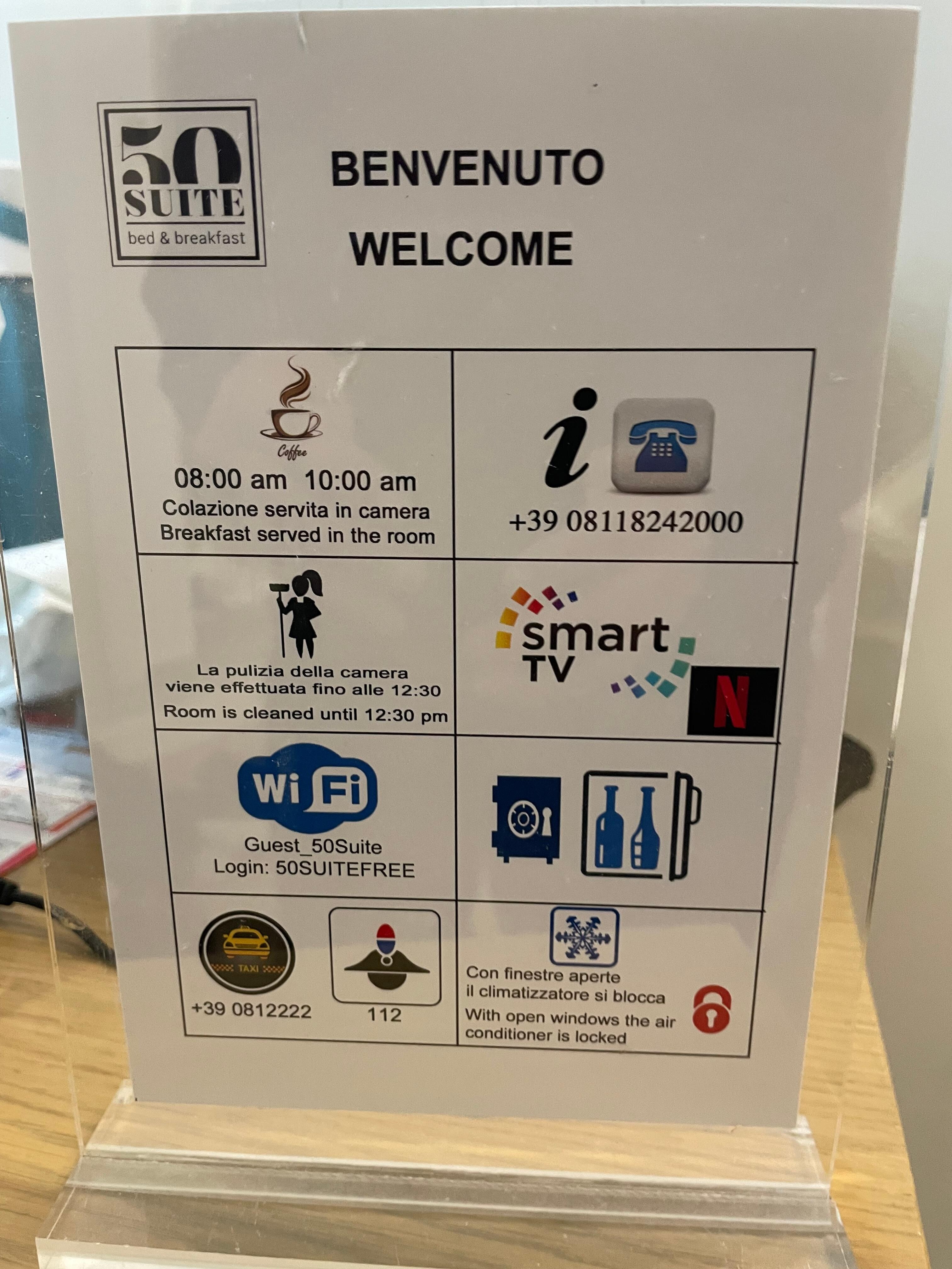 This is posted in the room we’re clearly said breakfast from serve in the room from 8 to 10 AM
