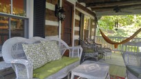Second floor covered porch