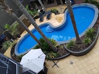 Swimming pool from 3rd floor