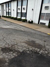 Broken parking lot