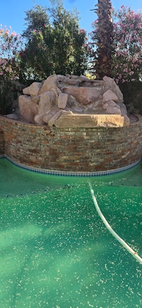 Broken waterfall