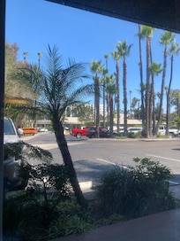 View from our room-plenty of parking!