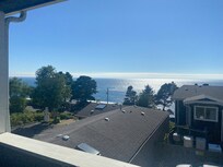 View from main floor balcony.