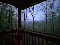 Mountain view from the cabin