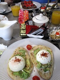 two of many breakfast offerings