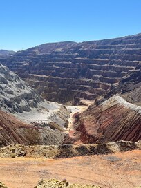 Bisbee Lavender pit next to the copper queen mine.