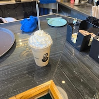 Frappe from the cafe