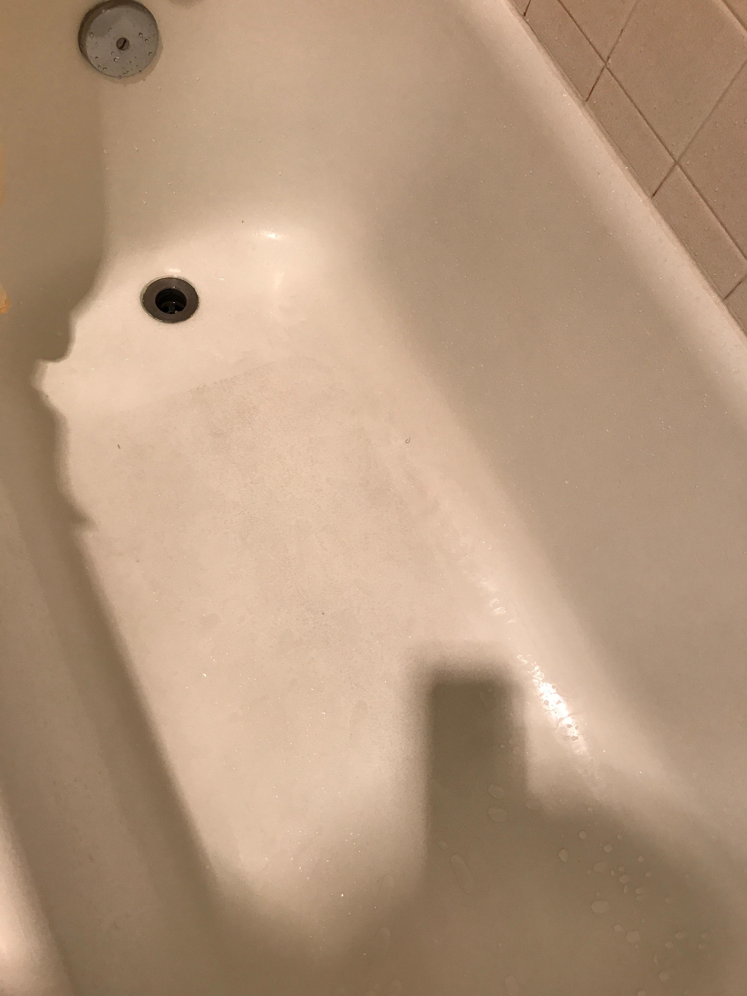 Tub not clean