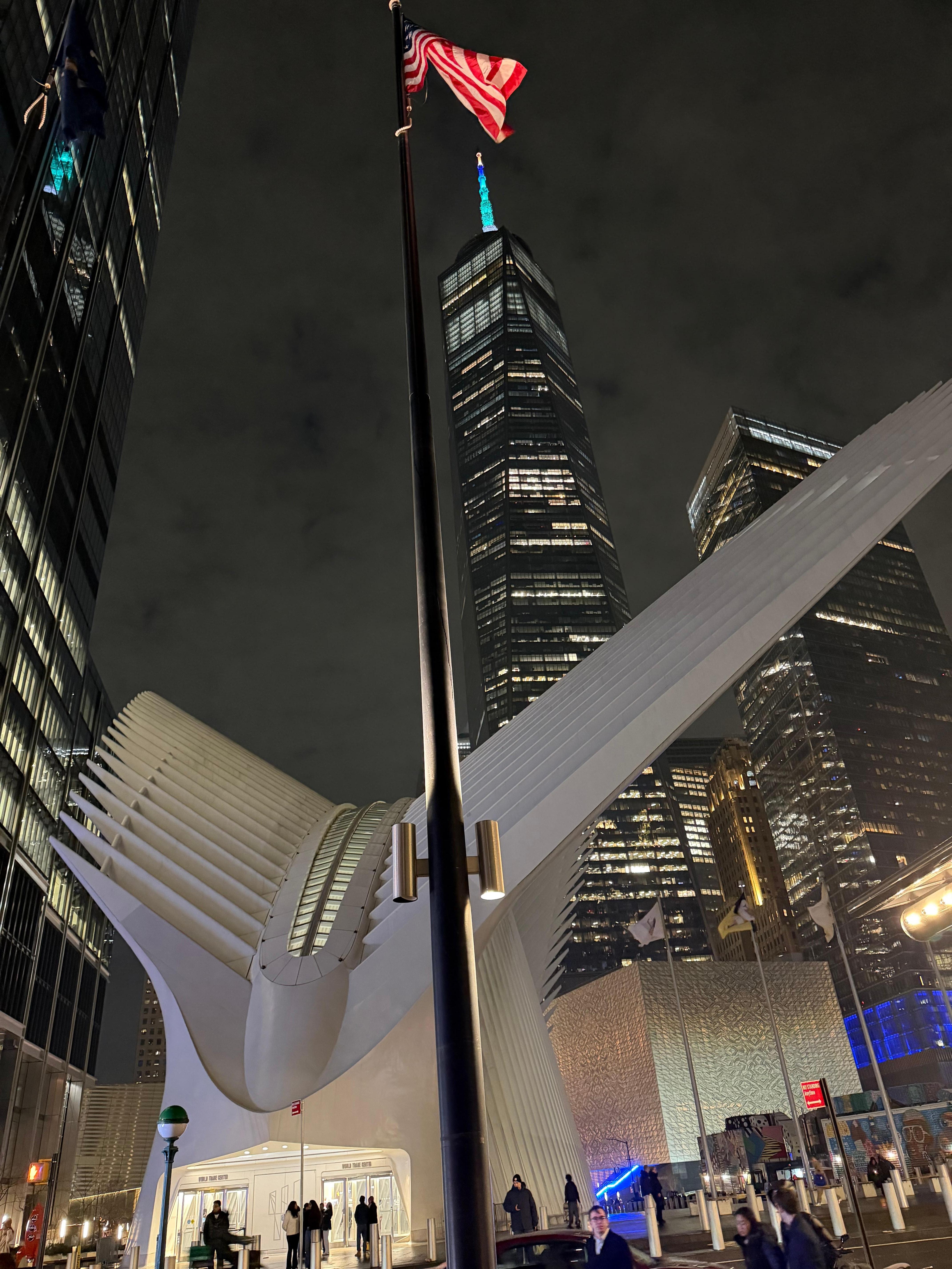 View of the Oculus from the hotel 