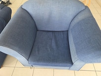 Old broken seat base uncomfortable seat