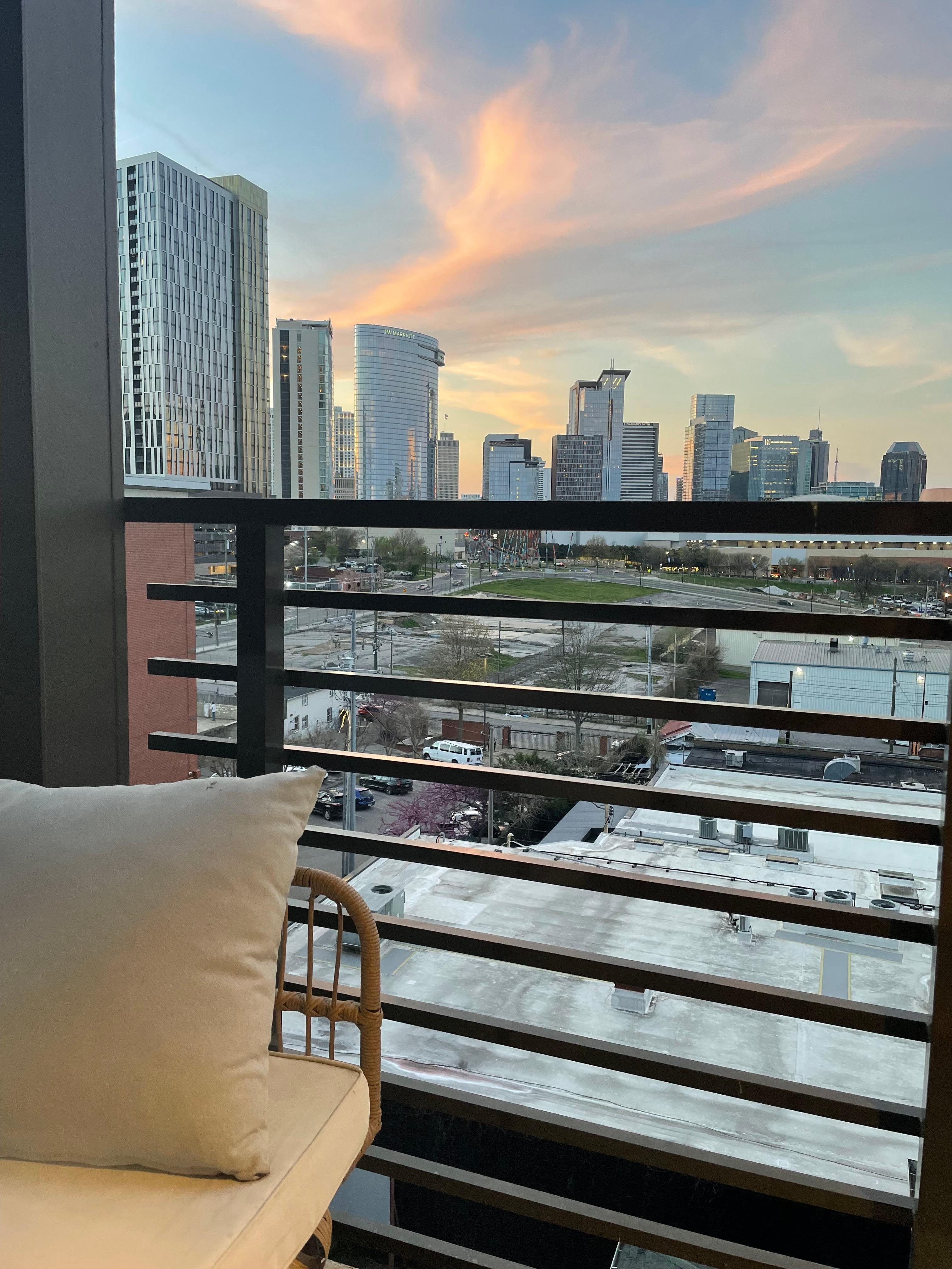 Great view from the balcony!!