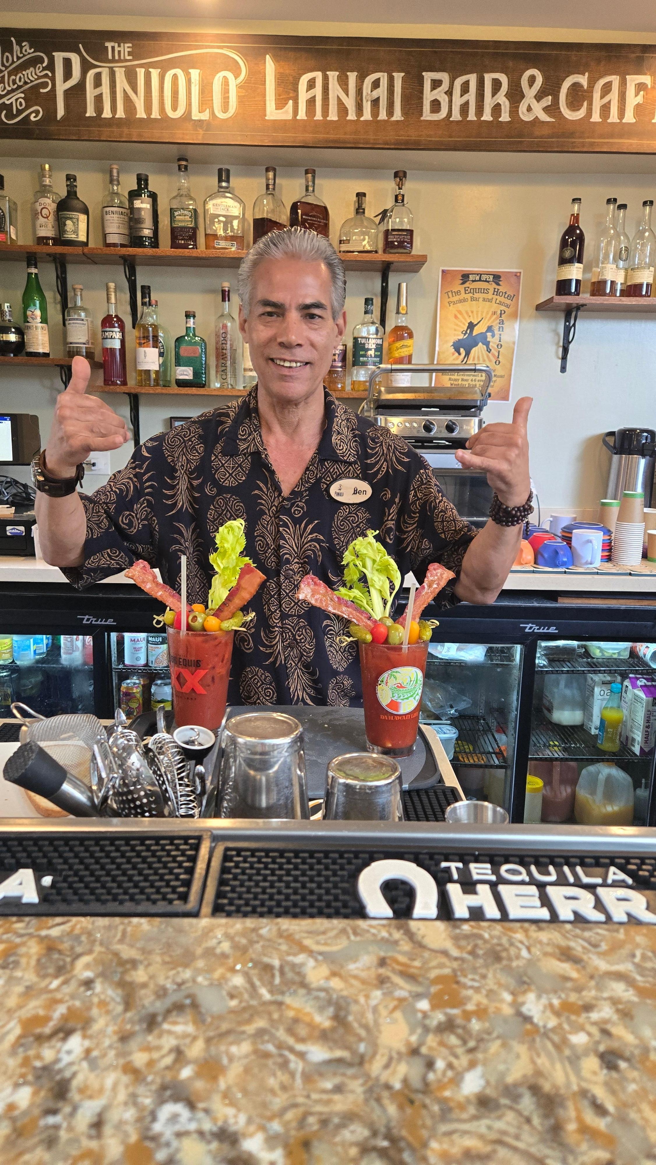 Ben made the best Bloody Mary's I've ever had. 