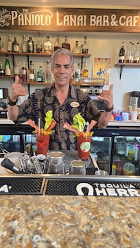 Ben made the best Bloody Mary's I've ever had.