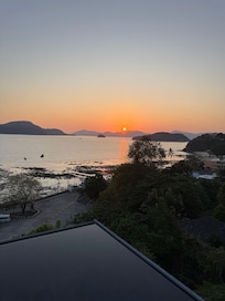 Sunset at the Rooftop Bar