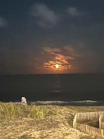 Moonrise from the balcony