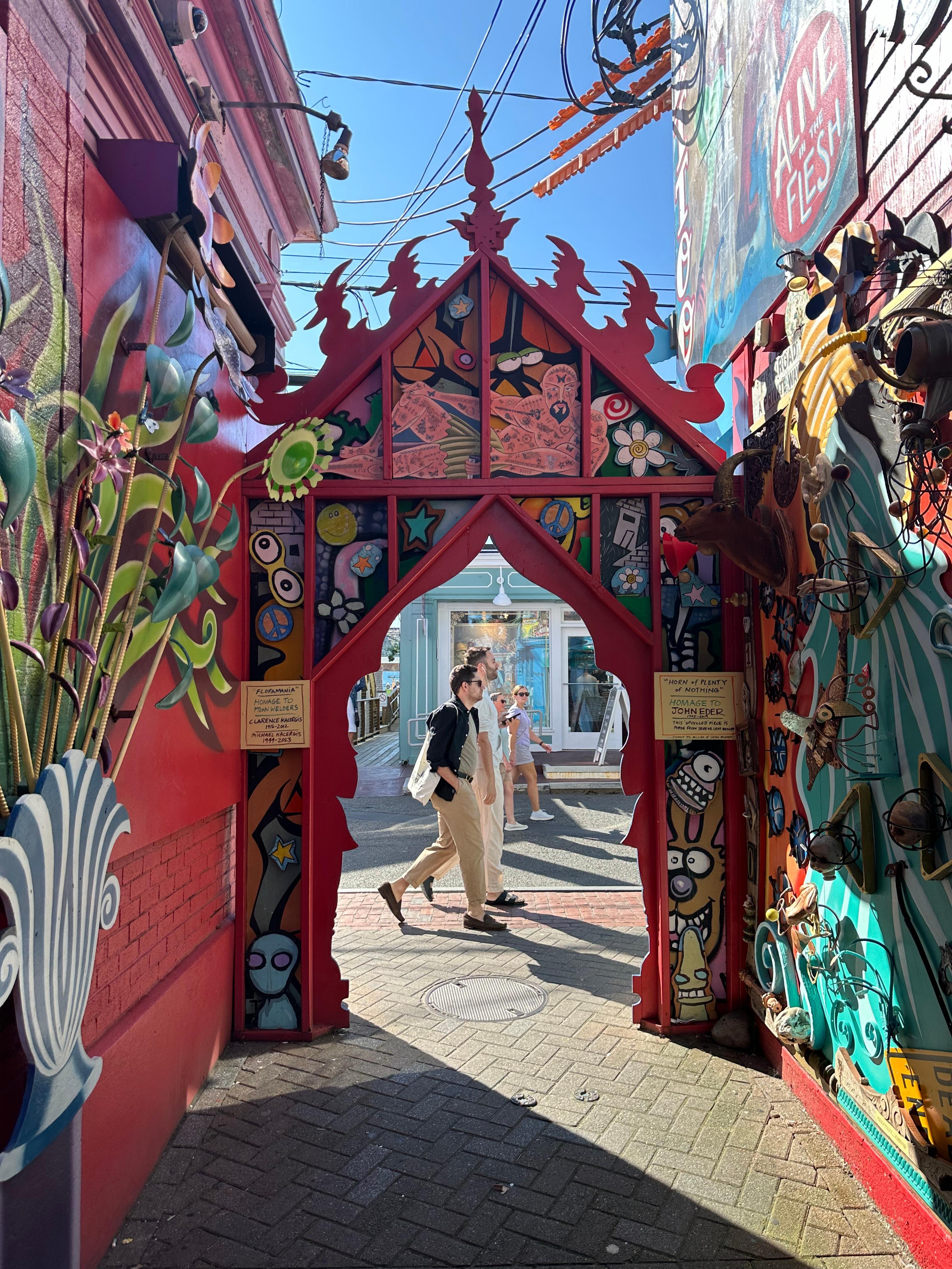 Colorful alley.