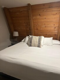 Seriously comfy bed.