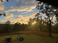 The amazing view off the back porch