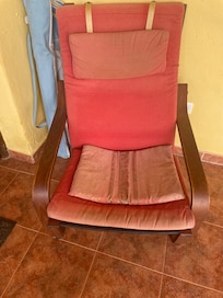 Dirty, tatty outside chair