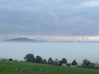 Ausblick von der Weide unweit vom Haus