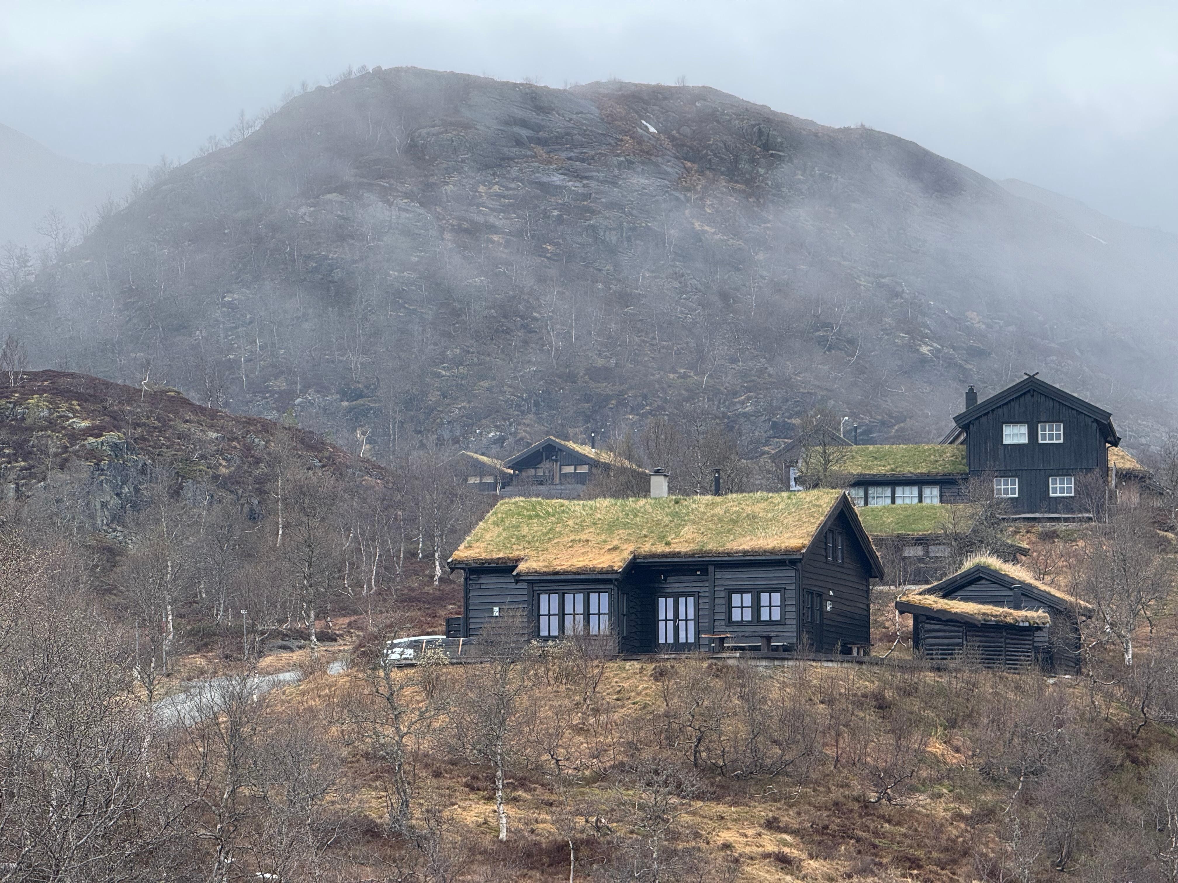 A oloser look on the cottage and its surrounding.