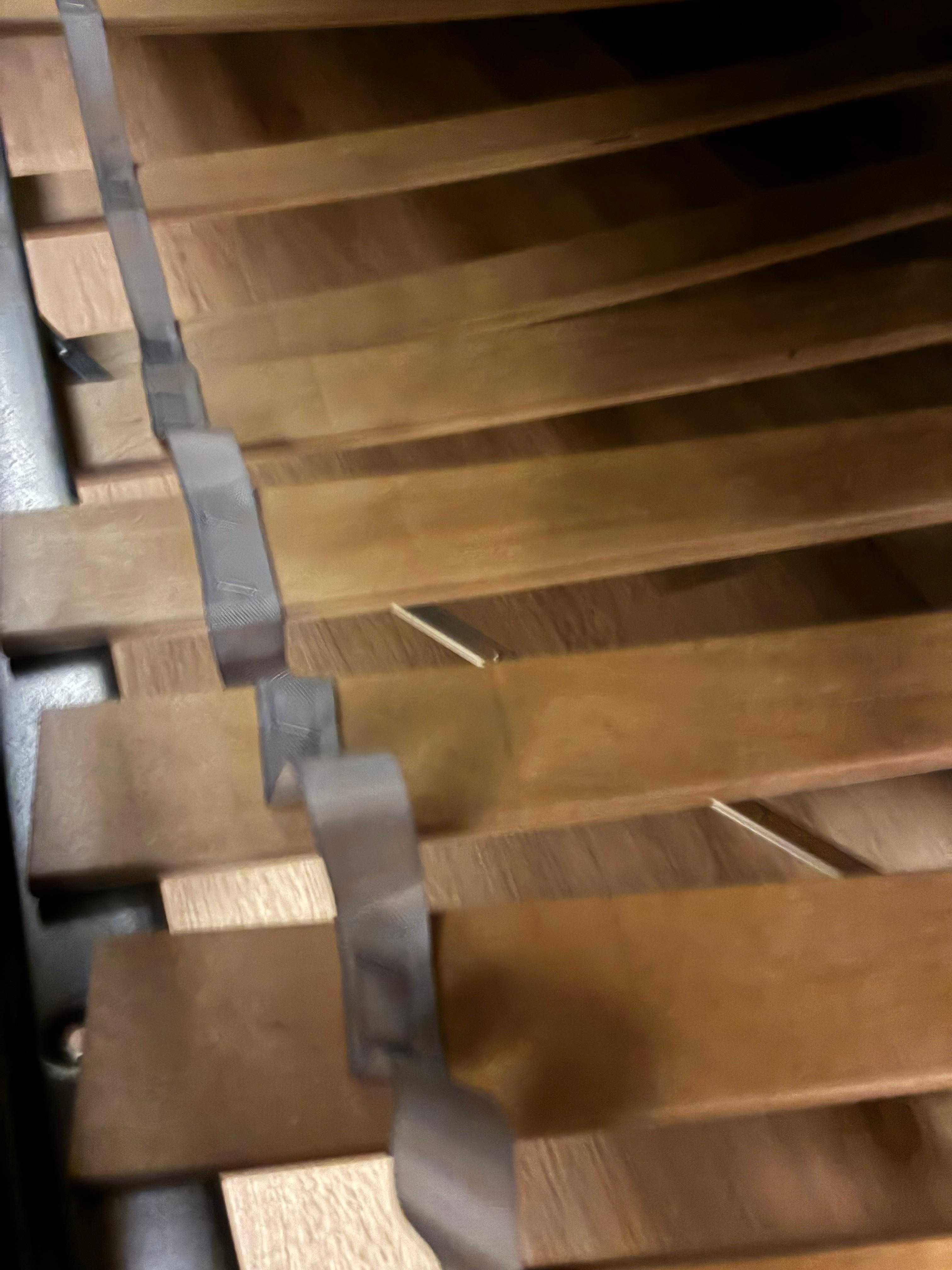 Bed slats kept misaligning after adjusted each night 