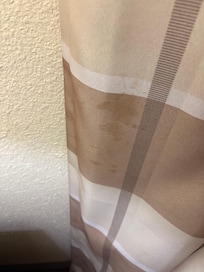 Stains on the curtains