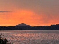 Sunset at Quinault Lodge