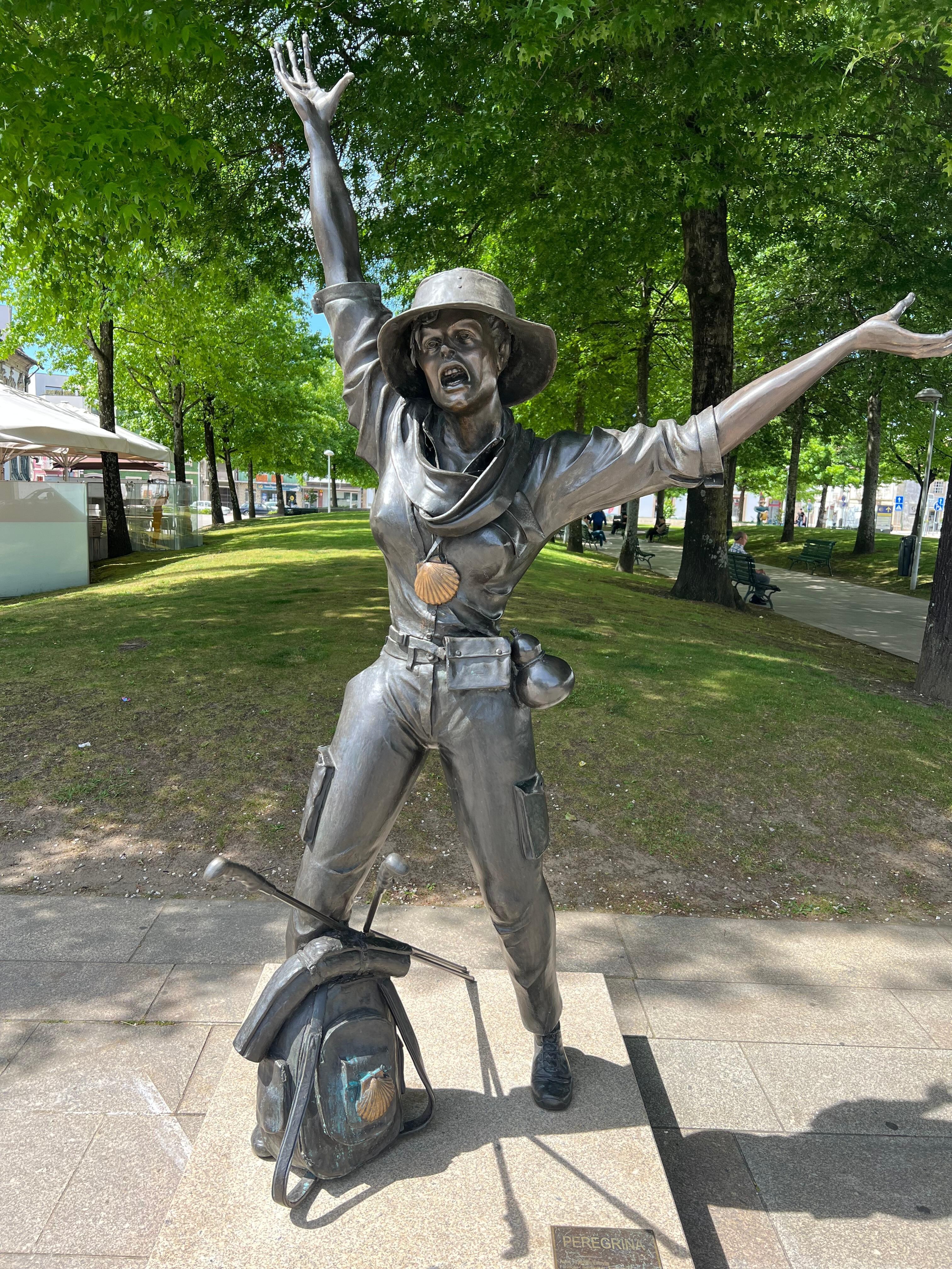 Camino statue 