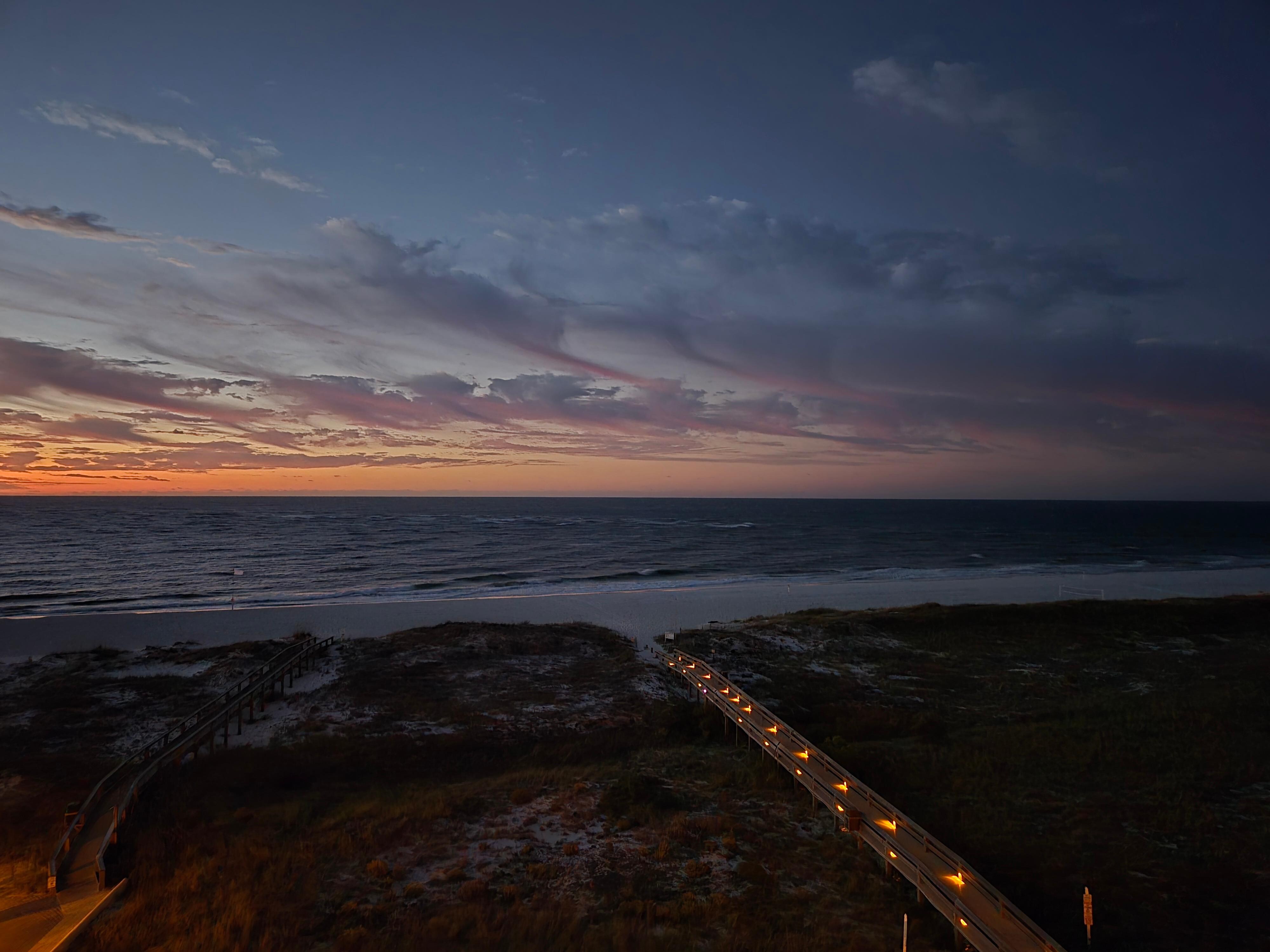 Sunrise from balcony