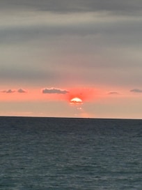 View from the resort pool.