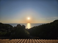 Sunset on the terrace