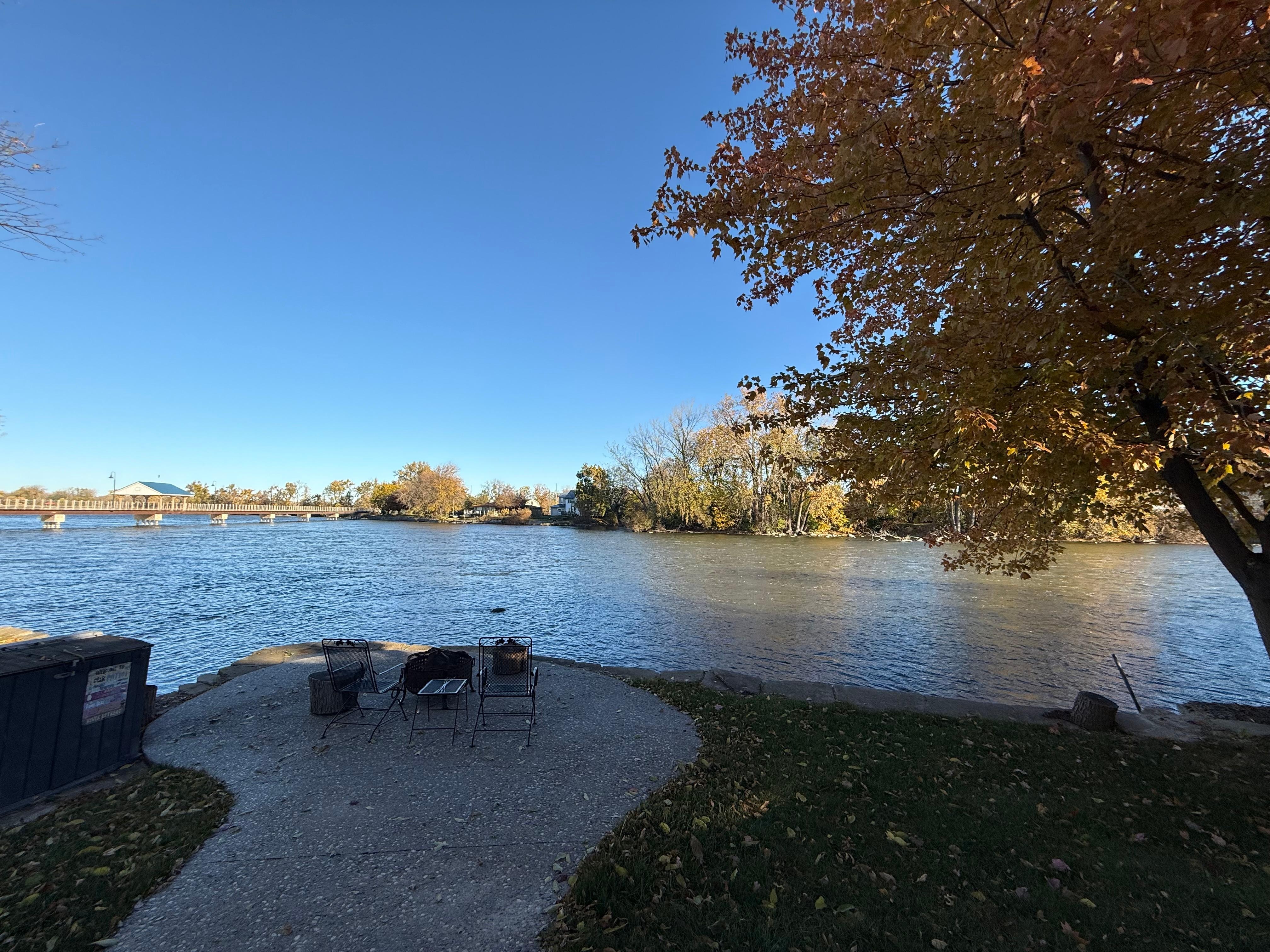 We enjoyed mornings with coffee out here 