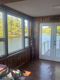 View from part of living room