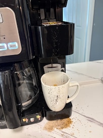 Coffee pot exploding