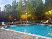 Outdoor pool. Heated and very clean