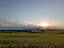 Blick in den Sonnenuntergang
