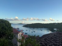 View of the harbor from the patio