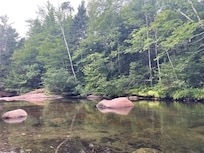 Swim hole at Ellis River