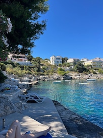View from the sundeck with sea access
