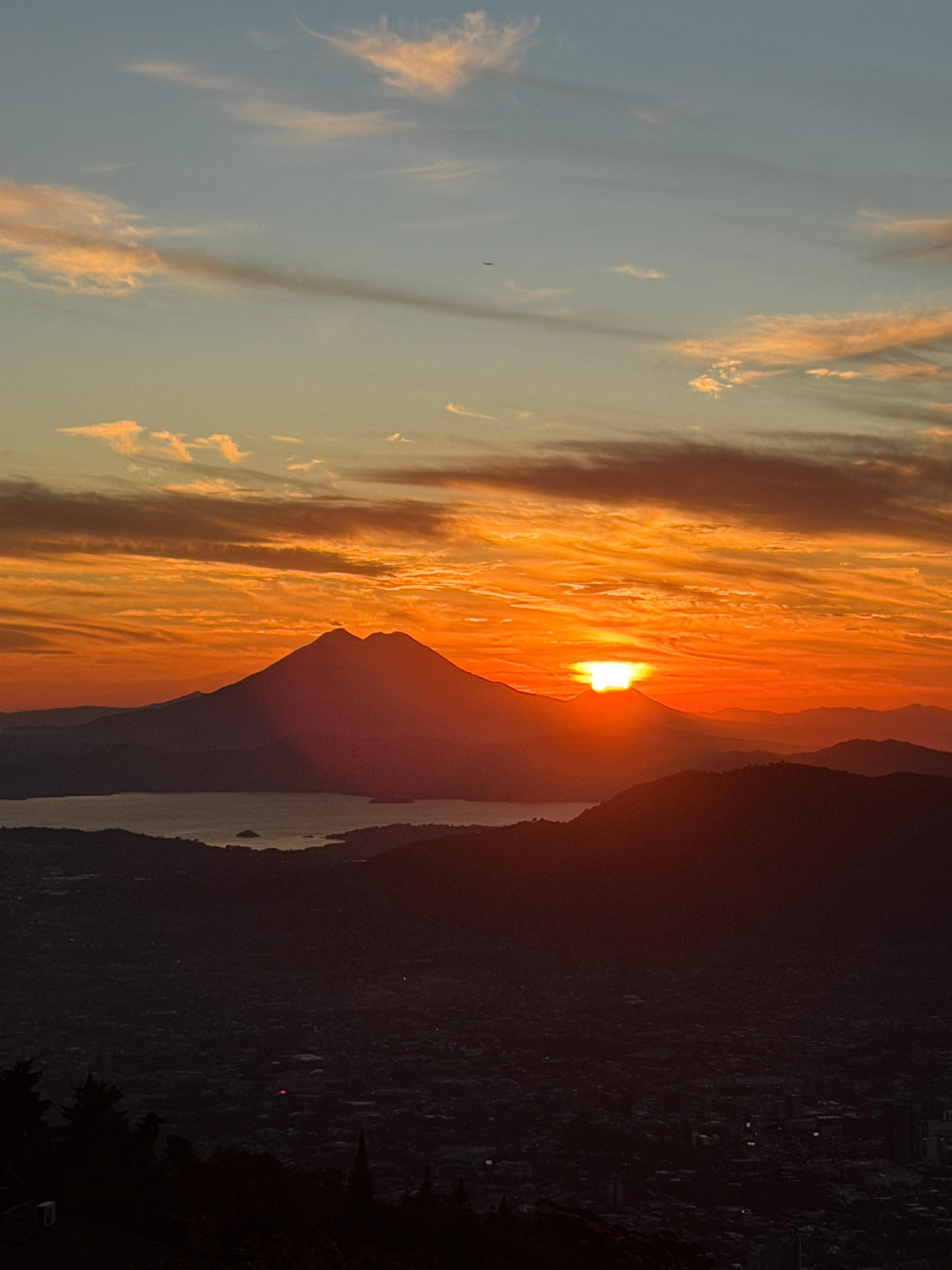 Sunrise View from our Dome 