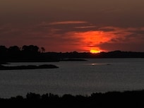 Sunset from the balcony!